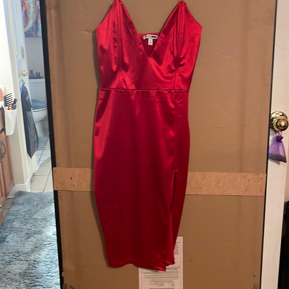 Sexy red dress